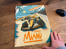 Load image into Gallery viewer, Lando Maiden Win Miami - Formula 1 Art Print -F1 Fine Art Print