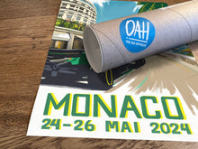 Load image into Gallery viewer, Monaco 2024 - McLaren Senna Livery - Formula 1 Art Print - F1 Fine Art Print