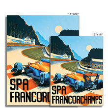 Load image into Gallery viewer, McLaren Spa Francorchamps - Formula 1 Fine Art Print