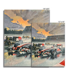 Load image into Gallery viewer, Jenson Button Storming to Victory - Formula 1 Fine Art Print