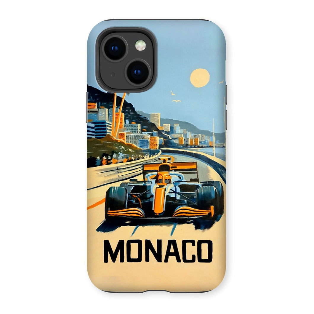 McLaren X Gulf Monaco Livery - Formula 1 Tough Matte Phone Case - IPhone - Samsung Tough Phone Case