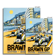 Load image into Gallery viewer, Brawn GP Monaco - Formula 1 Fine Art Print