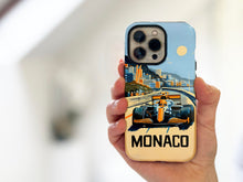 Load image into Gallery viewer, McLaren X Gulf Monaco Livery - Formula 1 Tough Matte Phone Case - IPhone - Samsung Tough Phone Case