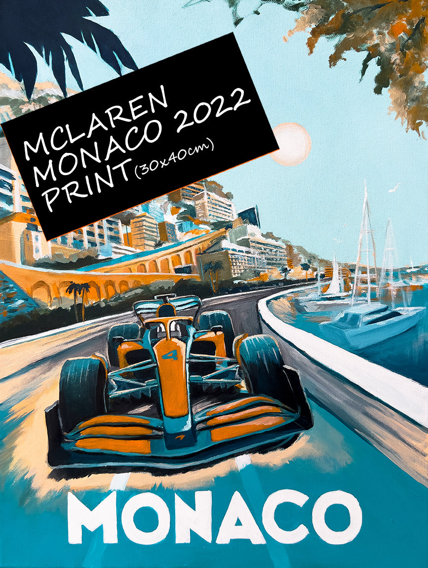 McLaren Monaco 2022 - Formula 1 Fine Art Print