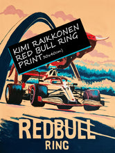 Load image into Gallery viewer, Kimi Raikkonen Red Bull Ring - Formula 1 Fine Art Print