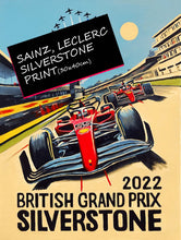 Load image into Gallery viewer, Sainz, Leclerc Silverstone - Formula 1 Fine Art Print
