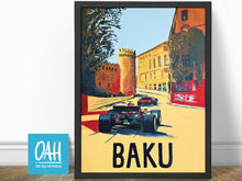 Load image into Gallery viewer, Baku - Formula 1 Fine Art Print
