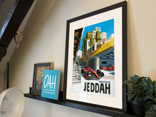 Load image into Gallery viewer, Historic Jeddah, Ferrari 2023  Featuring Charles Leclerc and Carlos Sainz - Formula 1 Fine Art Print
