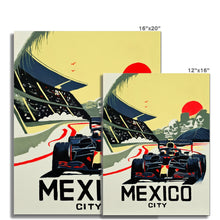 Load image into Gallery viewer, Sergio Perez Mexico City - Formula 1 Fine Art Print