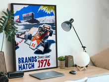 Load image into Gallery viewer, James Hunt 1976 Brands Hatch - Fine Art F1 Print
