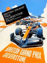 Load image into Gallery viewer, Norris, Verstappen, British Grand Prix, Silverstone 2023 - Formula 1 Art Print -F1 Fine Art Print
