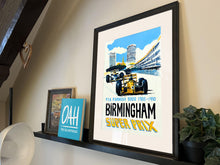 Load image into Gallery viewer, Birmingham Super Prix Fine Art Print
