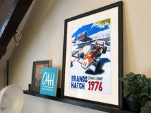 Load image into Gallery viewer, James Hunt 1976 Brands Hatch - Fine Art F1 Print
