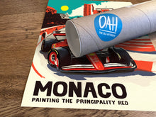 Load image into Gallery viewer, Monaco 2024, Charles Leclerc - Ferrari - Formula 1 Art Print - F1 Fine Art Print
