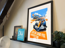 Load image into Gallery viewer, Norris, Verstappen, British Grand Prix, Silverstone 2023 - Formula 1 Art Print -F1 Fine Art Print
