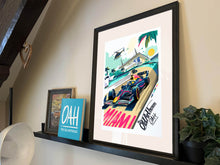Load image into Gallery viewer, Red Bull X Miami Special Livery - Formula 1 Art Print - F1 Fine Art Print
