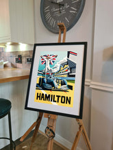 Load image into Gallery viewer, Lewis Hamilton Mercedes Silverstone - Formula 1 Art Print - F1 Fine Art Print

