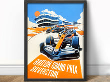 Load image into Gallery viewer, Norris, Verstappen, British Grand Prix, Silverstone 2023 - Formula 1 Art Print -F1 Fine Art Print

