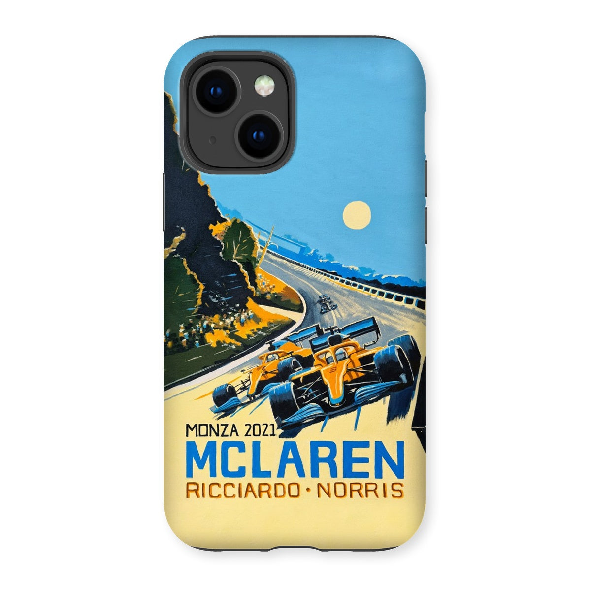McLaren 1-2 Monza - Formula 1 Tough Matte Phone Case - IPhone - Samsung Tough Phone Case McLaren 1-2 Monza - Formula 1 Tough Matte Phone Case - IPhone - Samsung Tough Phone Case