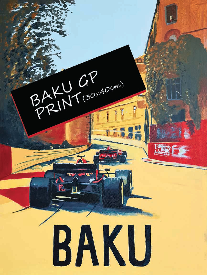 Baku - Formula 1 Fine Art Print