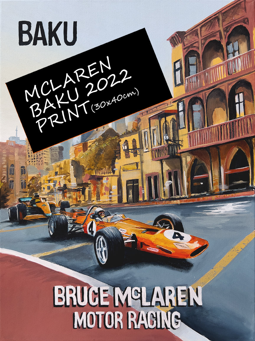 McLaren Baku 2022 - Formula 1 Fine Art Print