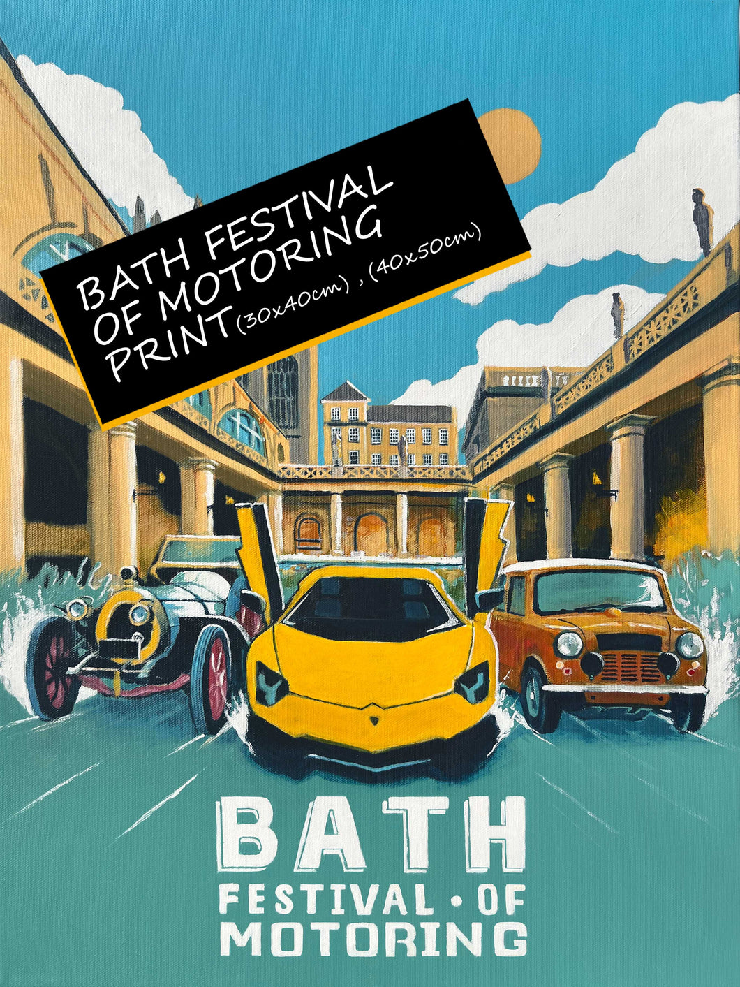 Bath Festival of Motoring - Fine Art Print
