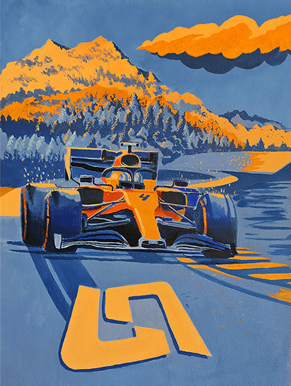 Scenario 7 (last Lap Lando) - Formula 1 Fine Art Print