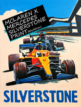 Load image into Gallery viewer, McLaren X Mercedes Silverstone - Formula 1 Fine Art Print
