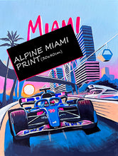 Load image into Gallery viewer, Alpine Miami Print - Formula 1 Fine Art Print
