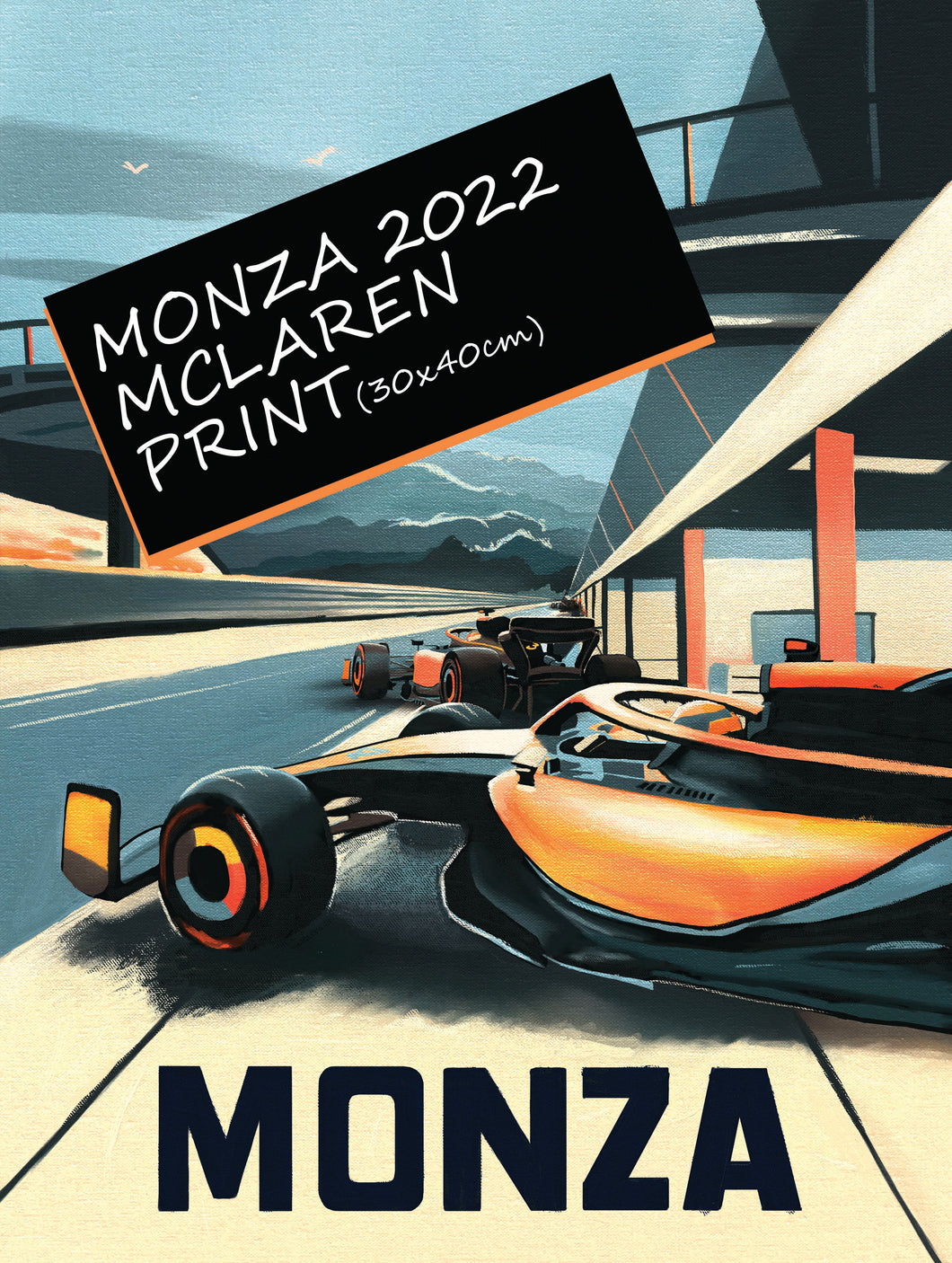Monza 2022 McLaren - Formula 1 Fine Art Print