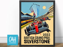 Load image into Gallery viewer, Sainz, Leclerc Silverstone - Formula 1 Fine Art Print

