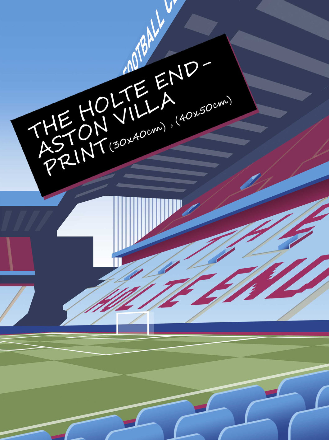 The Holte End - Aston Villa Football Fine Art Print