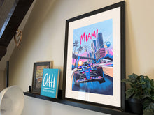 Load image into Gallery viewer, Alpine Miami Print - Formula 1 Fine Art Print
