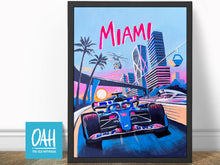 Load image into Gallery viewer, Alpine Miami Print - Formula 1 Fine Art Print
