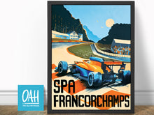 Load image into Gallery viewer, McLaren Spa Francorchamps - Formula 1 Fine Art Print
