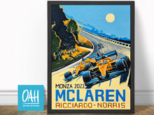 Load image into Gallery viewer, McLaren 1-2 Monza - Formula 1 Fine Art Print
