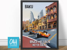 Load image into Gallery viewer, McLaren Baku 2022 - Formula 1 Fine Art Print
