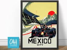 Load image into Gallery viewer, Sergio Perez Mexico City - Formula 1 Fine Art Print
