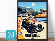 Load image into Gallery viewer, Verstappen Perez Red Bull Ring - Formula 1 Fine Art Print
