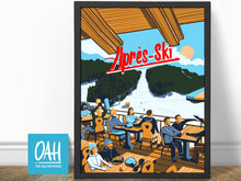 Load image into Gallery viewer, Apres-Ski - Winter Sports Fine Art Print
