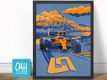 Load image into Gallery viewer, Scenario 7 (last Lap Lando) - Formula 1 Fine Art Print
