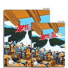 Load image into Gallery viewer, Apres-Ski - Winter Sports Fine Art Print
