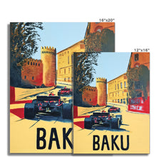 Load image into Gallery viewer, Baku - Formula 1 Fine Art Print
