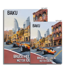 Load image into Gallery viewer, McLaren Baku 2022 - Formula 1 Fine Art Print
