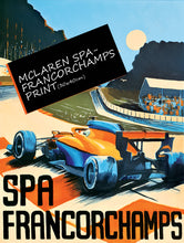 Load image into Gallery viewer, McLaren Spa Francorchamps - Formula 1 Fine Art Print
