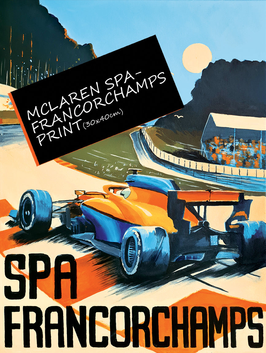McLaren Spa Francorchamps - Formula 1 Fine Art Print