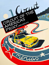 Load image into Gallery viewer, Daniel Ricciardo Circuit of the Americas - Formula 1 Fine Art Print
