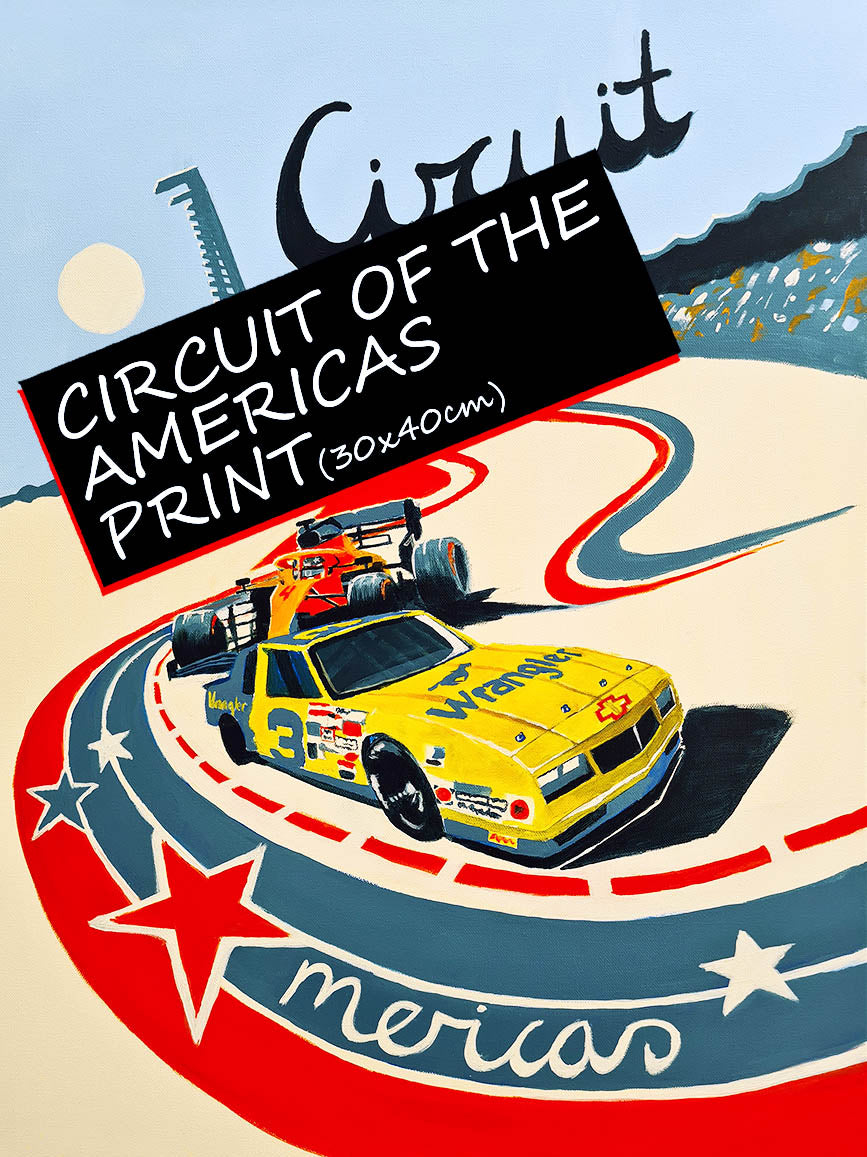 Daniel Ricciardo Circuit of the Americas - Formula 1 Fine Art Print
